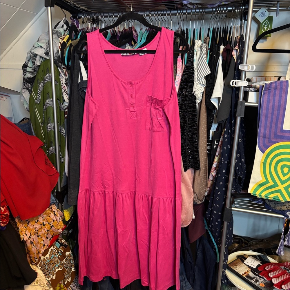 Vintage Eve Pink Ruffled Tiered Maxi Sundress